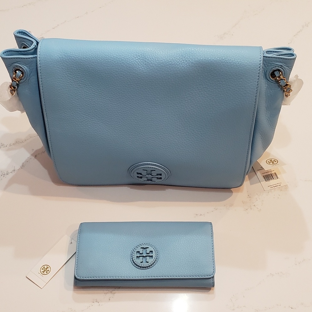 New Tory Burch Marion Flap Shoulder Bag w/ wallet